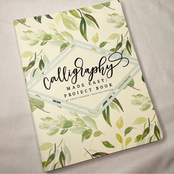 Calligraphy Made Easy: Project Book by Ashley Gardner Paperback Workbook NWOT - Picture 1 of 6